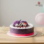 Fancy Chocolate Blueberry Cake